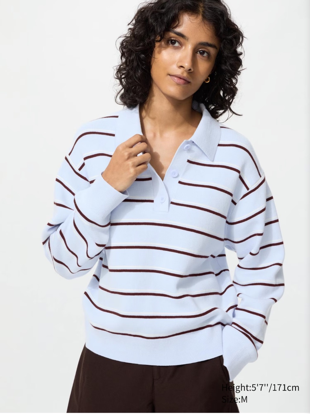 UNIQLO Smooth Cotton Polo Sweater